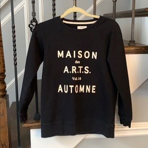 Madewell graphic sweatshirt, xs